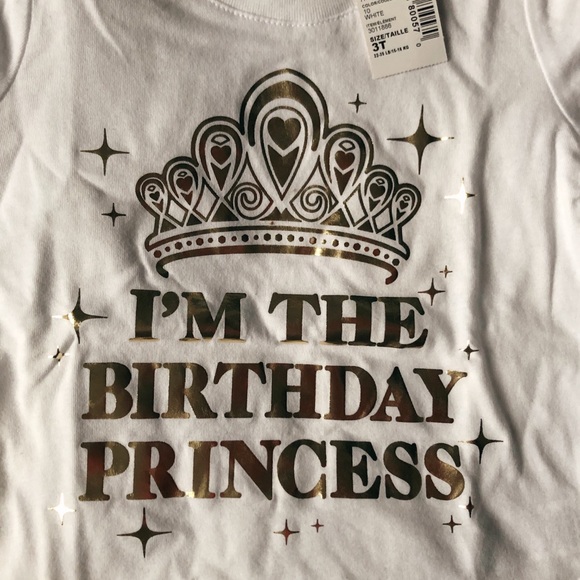 NEW WITH TAGS, Birthday Princess T-shirt - Picture 2 of 5
